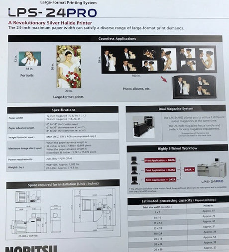 NORITSU LPS24 PRO ENLARGER