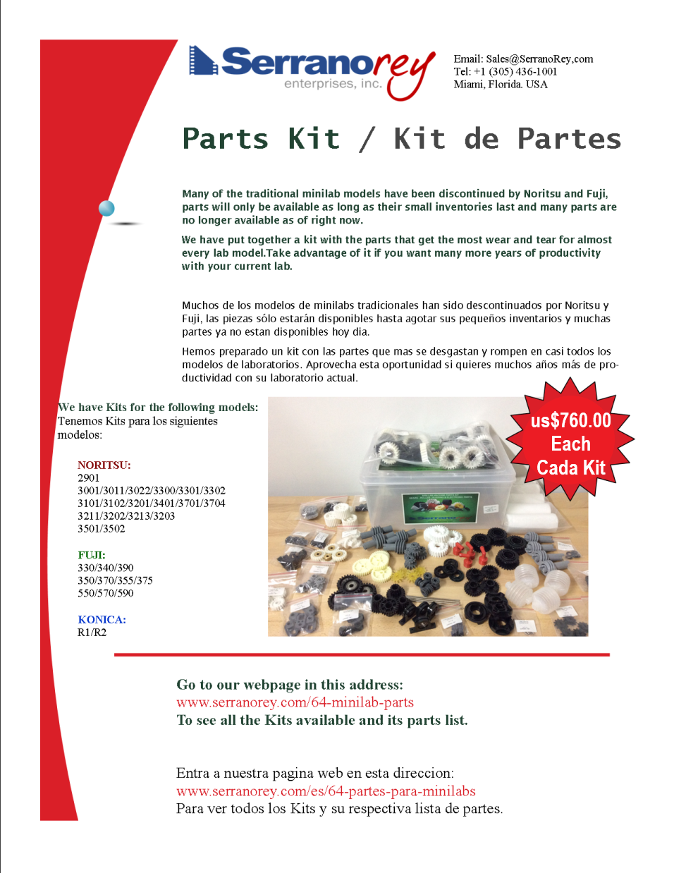 Parts Kit Brochure