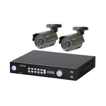 All-in-One Security System - 4 Channels - 2 Cameras Kit No.1