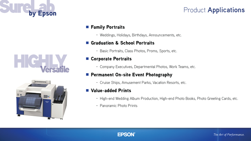 Epson Surelab D3000 Print Quality Minilabs